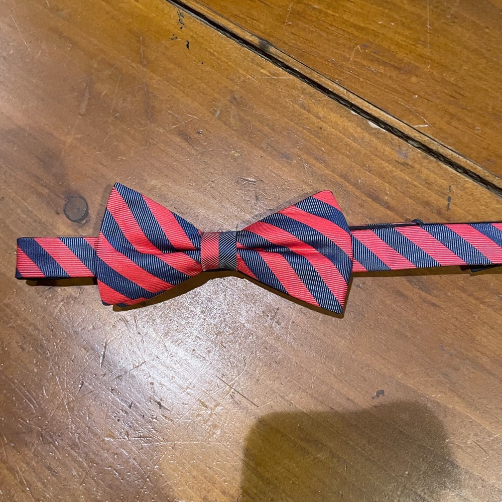 WEMBLEY Blue and Red Bow Tie - adjustable